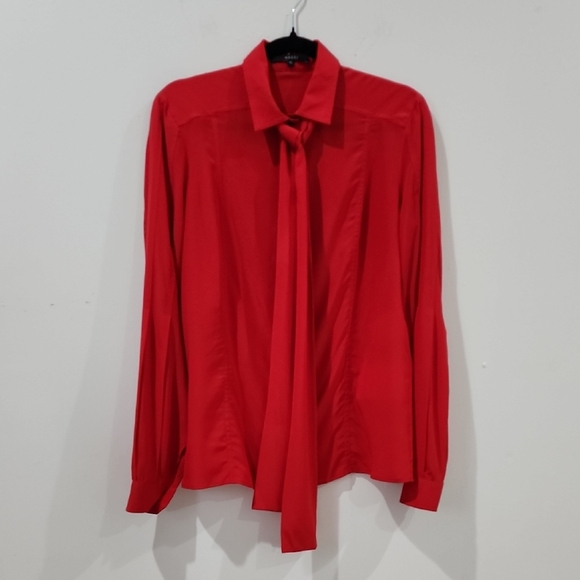 Gucci Silk Tie Blouse (SZ 42) - Picture 1 of 16